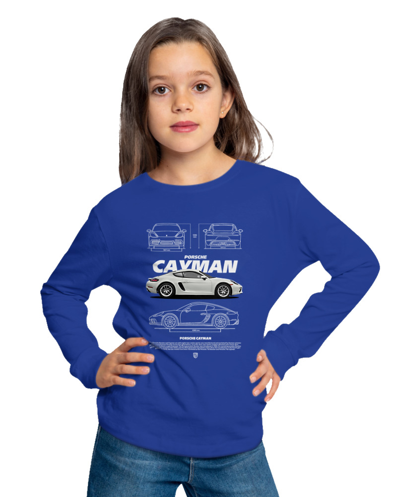 Μακρυμάνικο Μακό Παιδικό - Cayman White - Image 1