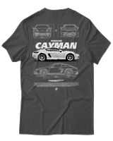 T-Shirt Unisex - Cayman White - Color Thumbnail Ανθρακί