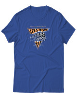 T-Shirt Αντρικό - Challenge Limits - Color Thumbnail Μπλε Ρουά
