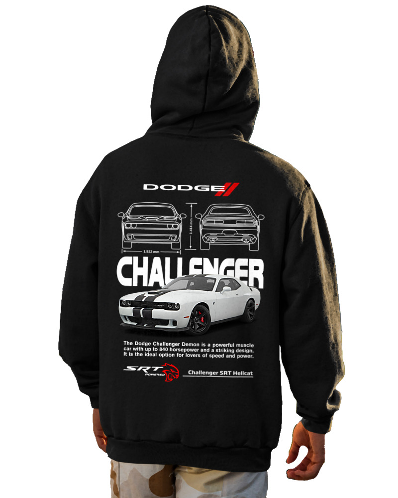Φούτερ με κουκούλα Αντρικό - Challenger - Image 1