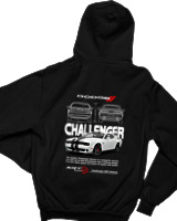 Φούτερ με κουκούλα Παιδικό - Challenger - Color Thumbnail Μαύρο