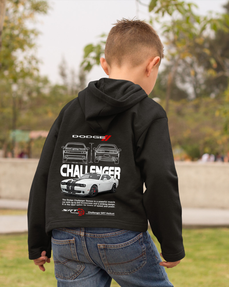 Φούτερ με κουκούλα Παιδικό - Challenger - Image 1