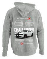 Φούτερ με κουκούλα Γυναικείο - Challenger - Color Thumbnail Γκρι Μελανζέ