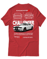T-Shirt Unisex - Challenger - Color Thumbnail Κόκκινο