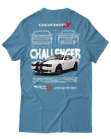 T-Shirt Unisex - Challenger - Color Thumbnail Τιρκουάζ