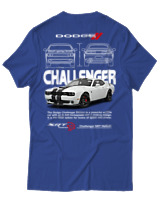 T-Shirt Unisex - Challenger - Color Thumbnail Μπλε Ρουά