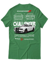 T-Shirt Unisex - Challenger - Color Thumbnail Πράσινο