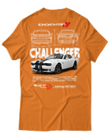 T-Shirt Unisex - Challenger - Color Thumbnail Πορτοκαλί