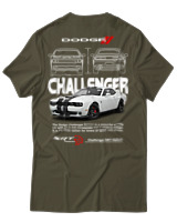 T-Shirt Unisex - Challenger - Color Thumbnail Χακί