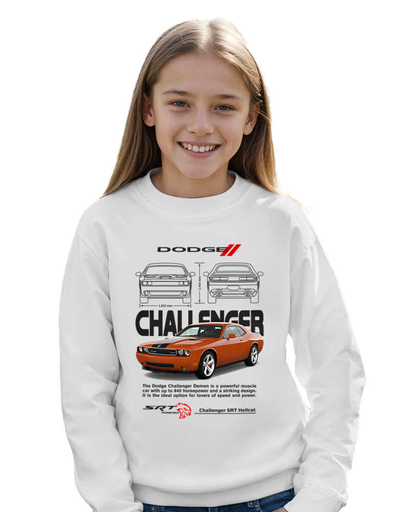 Φούτερ χωρίς κουκούλα Παιδικό - Challenger - Image 3