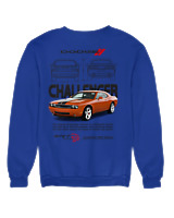 Φούτερ χωρίς κουκούλα Γυναικείο - Challenger - Color Thumbnail Μπλε Ρουά