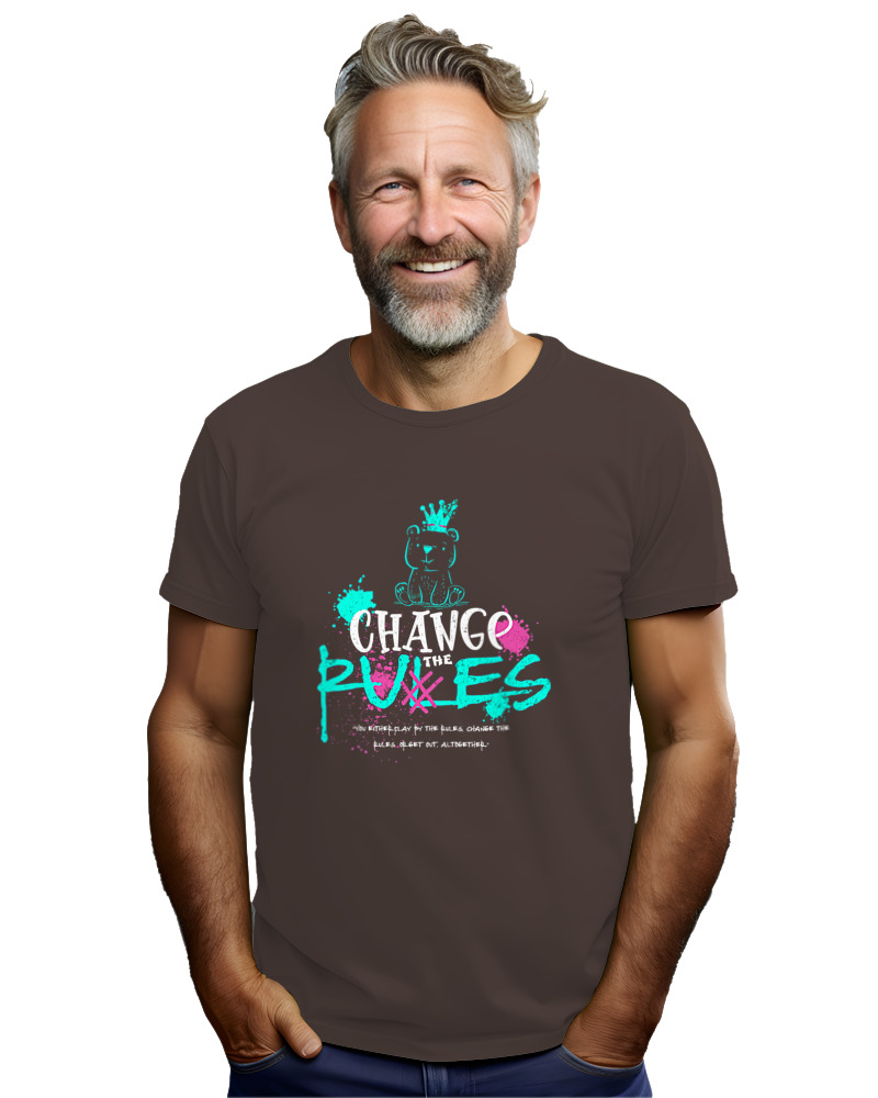 T-Shirt Αντρικό - Change The Rules - Image 2