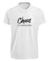 T-Shirt Fit Αντρικό - Chaos Coordinator - Color Thumbnail 'Ασπρο
