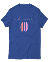 T-Shirt Αντρικό - Chapter 40 - Color Thumbnail Μπλε Ρουά
