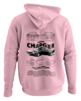 Φούτερ με κουκούλα - Charger 1970 - Color Thumbnail Pink