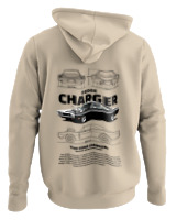 Φούτερ με κουκούλα - Charger 1970 - Color Thumbnail Μπέζ