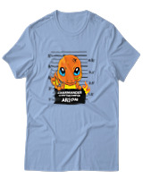 T-Shirt Αντρικό - Charmander Mugshot - Color Thumbnail Γαλάζιο