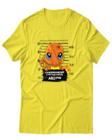 T-Shirt Αντρικό - Charmander Mugshot - Color Thumbnail Κίτρινο