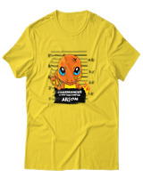 T-Shirt Αντρικό - Charmander Mugshot - Color Thumbnail Χρυσό Κίτρινο