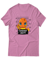 T-Shirt Αντρικό - Charmander Mugshot - Color Thumbnail Ροζ