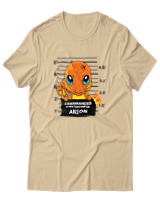 T-Shirt Αντρικό - Charmander Mugshot - Color Thumbnail Μπεζ