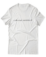 T-Shirt Unisex - Chasing Serenity - Color Thumbnail Άσπρο