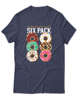 T-Shirt Αντρικό - Check Out My Sixpack - Color Thumbnail Μπλε Γκρι