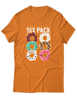 T-Shirt Αντρικό - Check Out My Sixpack - Color Thumbnail Πορτοκαλί