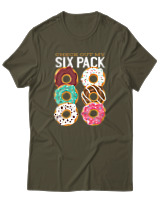T-Shirt Αντρικό - Check Out My Sixpack - Color Thumbnail Χακί
