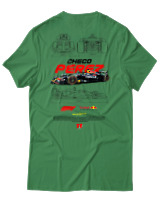 T-Shirt Unisex - Checo Perez F1 - Color Thumbnail Πράσινο