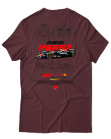 T-Shirt Unisex - Checo Perez F1 - Color Thumbnail Μπορντό