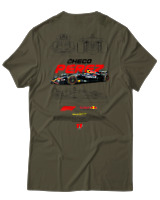 T-Shirt Unisex - Checo Perez F1 - Color Thumbnail Χακί