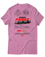 T-Shirt Unisex - Checo Perez F1 - Color Thumbnail Ροζ