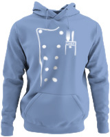 Φούτερ με κουκούλα - Chef Custom - Color Thumbnail Blue Carolina