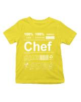 T-Shirt  Παιδικό - Chef - Color Thumbnail Κίτρινο