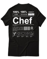 T-Shirt Αντρικό - Chef - Color Thumbnail Μαύρο