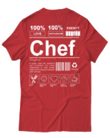 T-Shirt Αντρικό - Chef - Color Thumbnail Κόκκινο