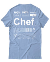 T-Shirt Αντρικό - Chef - Color Thumbnail Γαλάζιο