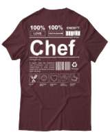T-Shirt Αντρικό - Chef - Color Thumbnail Μπορντό