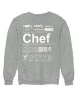 Φούτερ χωρίς κουκούλα Γυναικείο - Chef - Color Thumbnail Γκρι Μελανζέ
