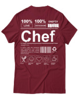 T-Shirt  Γυναικείο - Chef - Color Thumbnail Σκούρο Κόκκινο