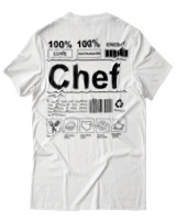 T-Shirt Αντρικό - Chef - Color Thumbnail Άσπρο