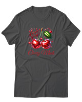 T-Shirt Unisex - Cherry Much - Color Thumbnail Ανθρακί