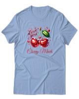 T-Shirt Unisex - Cherry Much - Color Thumbnail Γαλάζιο