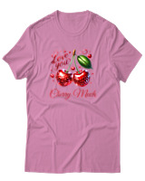 T-Shirt Unisex - Cherry Much - Color Thumbnail Ροζ