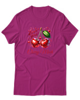 T-Shirt Unisex - Cherry Much - Color Thumbnail Φουξια