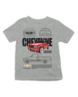 T-Shirt  Παιδικό - Cheyene 400ss - Color Thumbnail Γκρι Μελανζέ