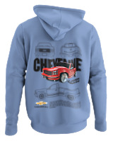 Φούτερ με κουκούλα - Cheyene 400ss - Color Thumbnail Blue Carolina