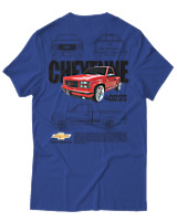 T-Shirt Unisex - Cheyene 400ss - Color Thumbnail Μπλε Ρουά