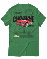 T-Shirt Unisex - Cheyene 400ss - Color Thumbnail Πράσινο